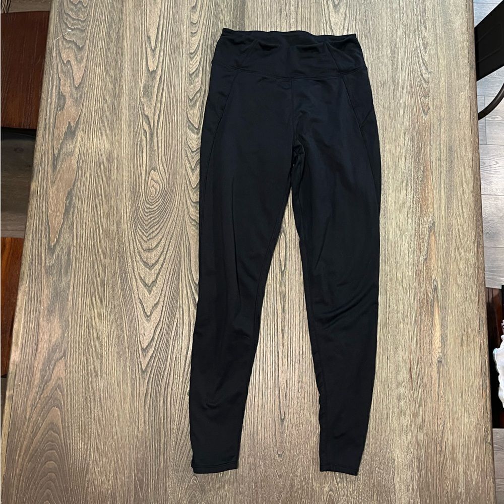 ClimateRight by Cuddl Duds Plush Warmth Base Layer Legging High-Rise Black Small